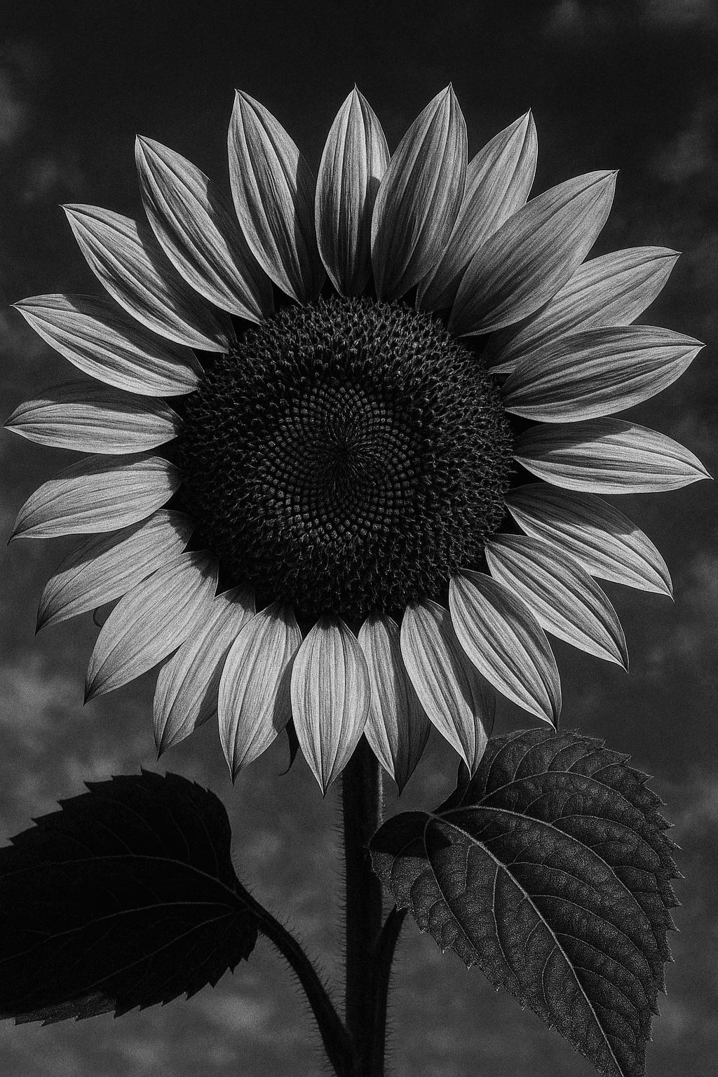 Sunflower in Contrast