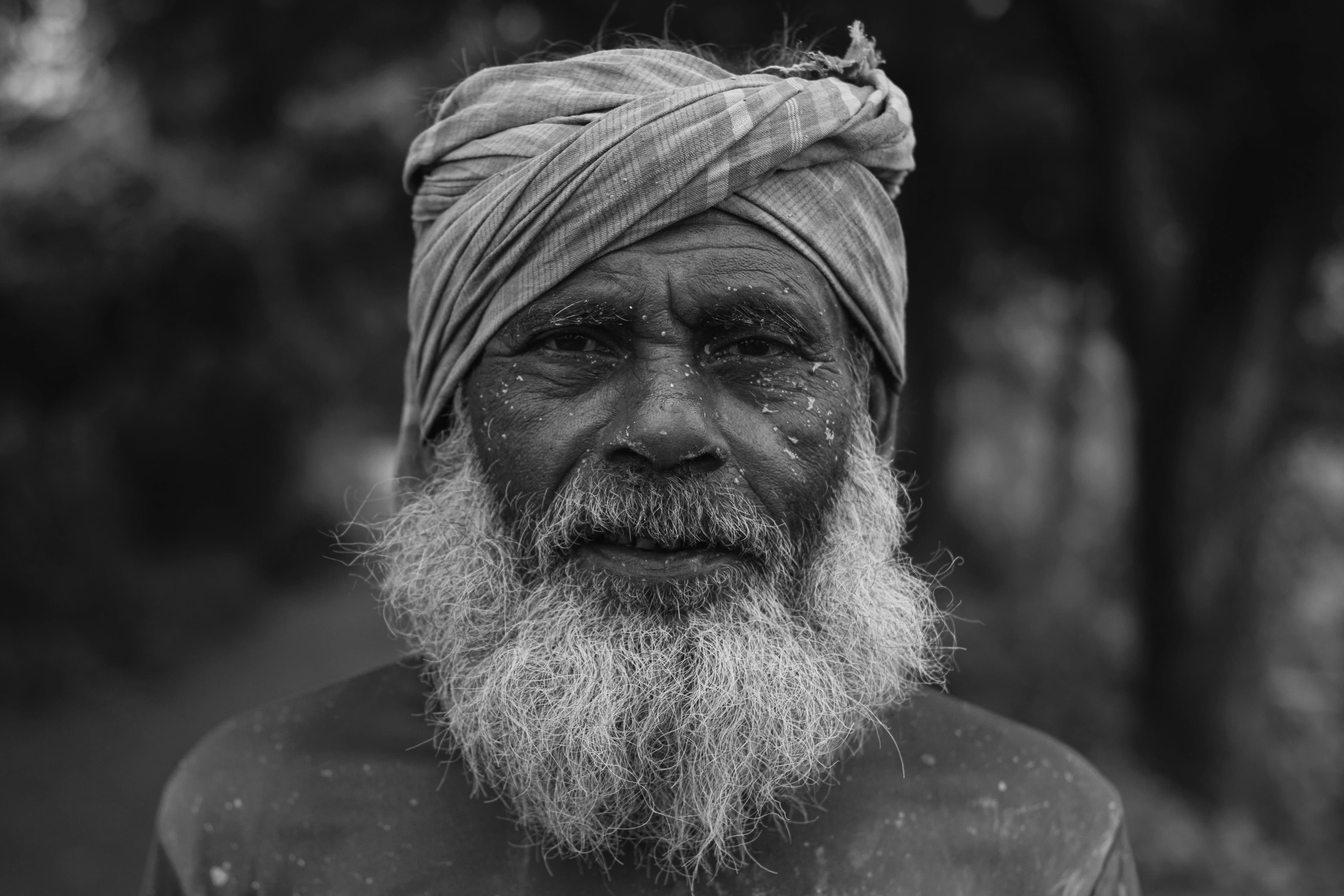Elderly Man with Turban