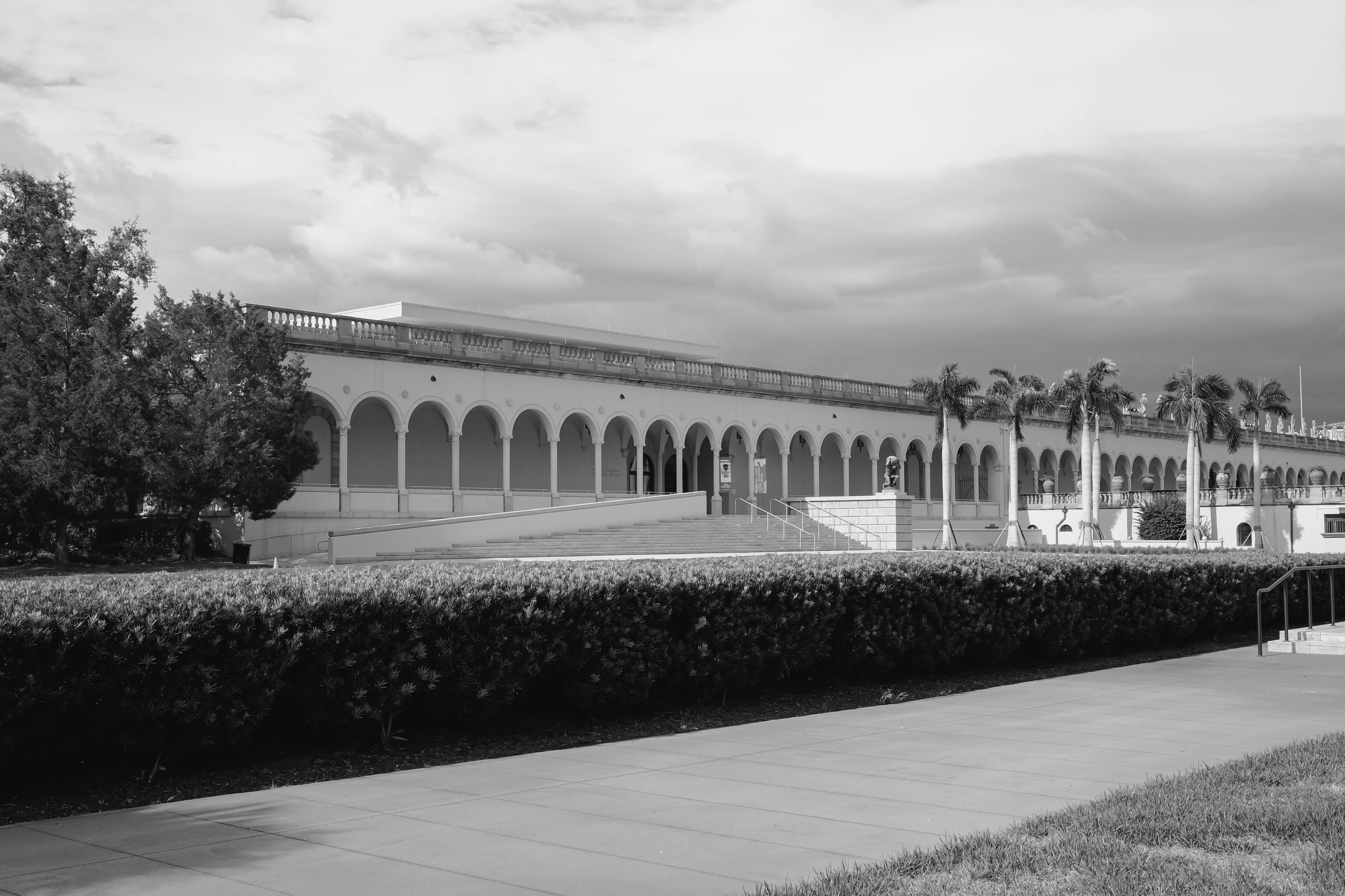 Arched Building in Monochrome